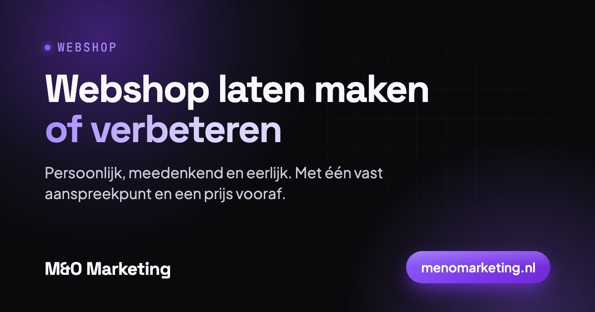 Webshop laten maken bij M&O Marketing: betalen via iDEAL